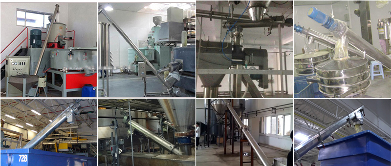 適宜輸送顆粒度較小和粉狀物料，不適宜輸送易變質，黏性和易結塊的物料如：小麥，石墨顆粒，化肥，飼料，膨化食品，醫藥等。