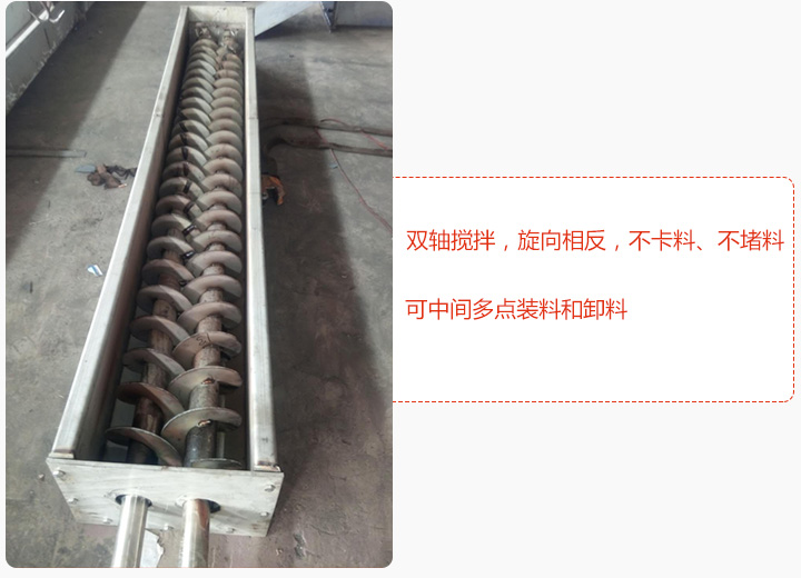 雙螺旋輸送機(jī)特點