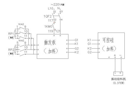 電磁振動(dòng)給料機(jī)控制器接線(xiàn)圖